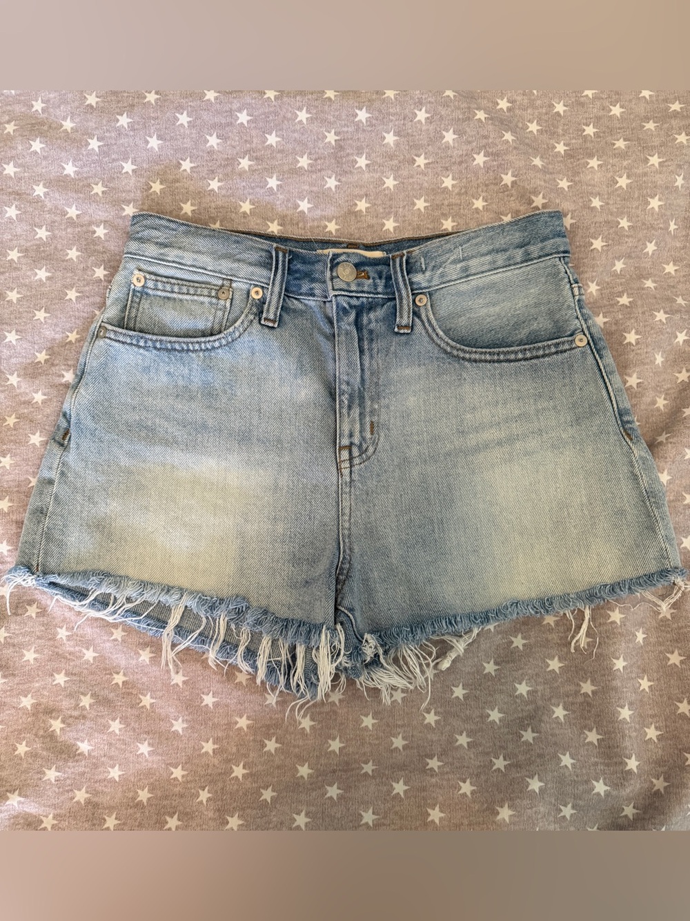 Madewell The Momjean short - size 26 - faded denim